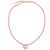 Corazón rosa de surf de Ketting